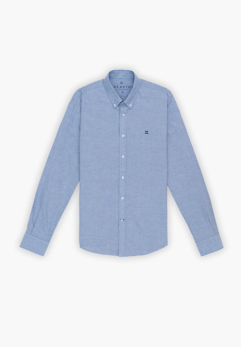 Camisa Oxford Marino