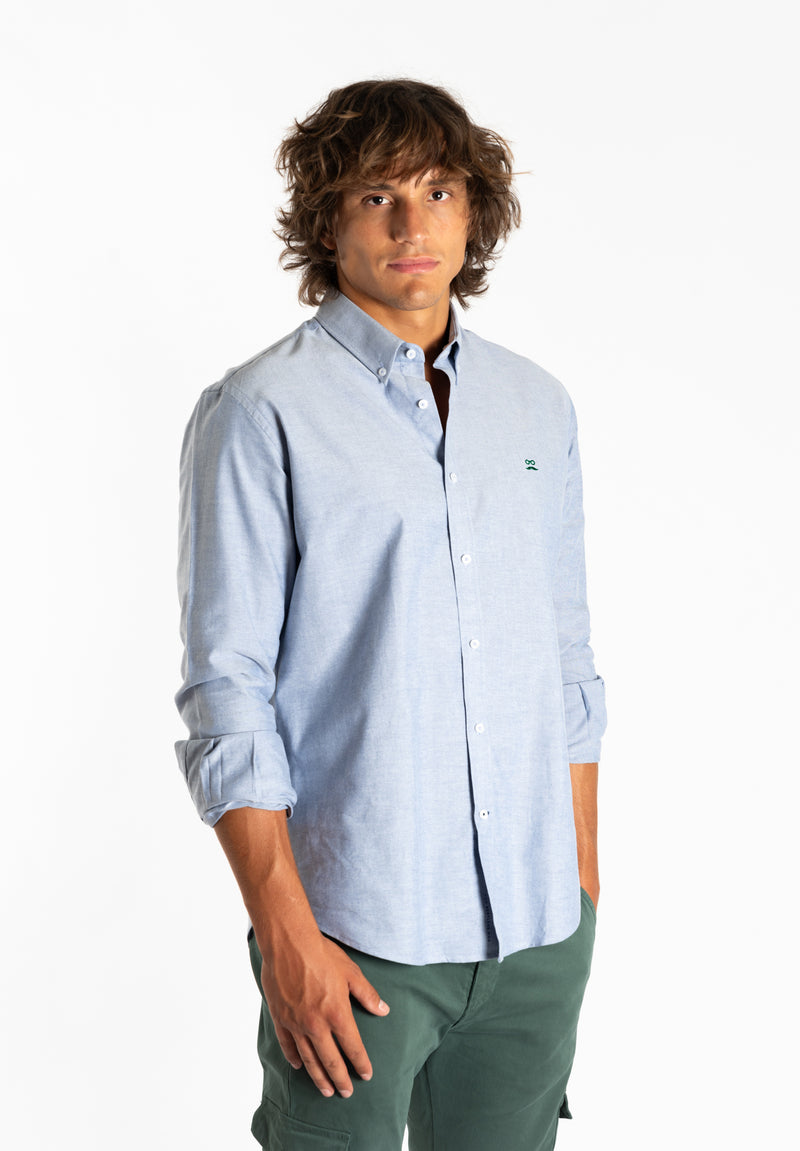 Camisa Oxford Azul Naval