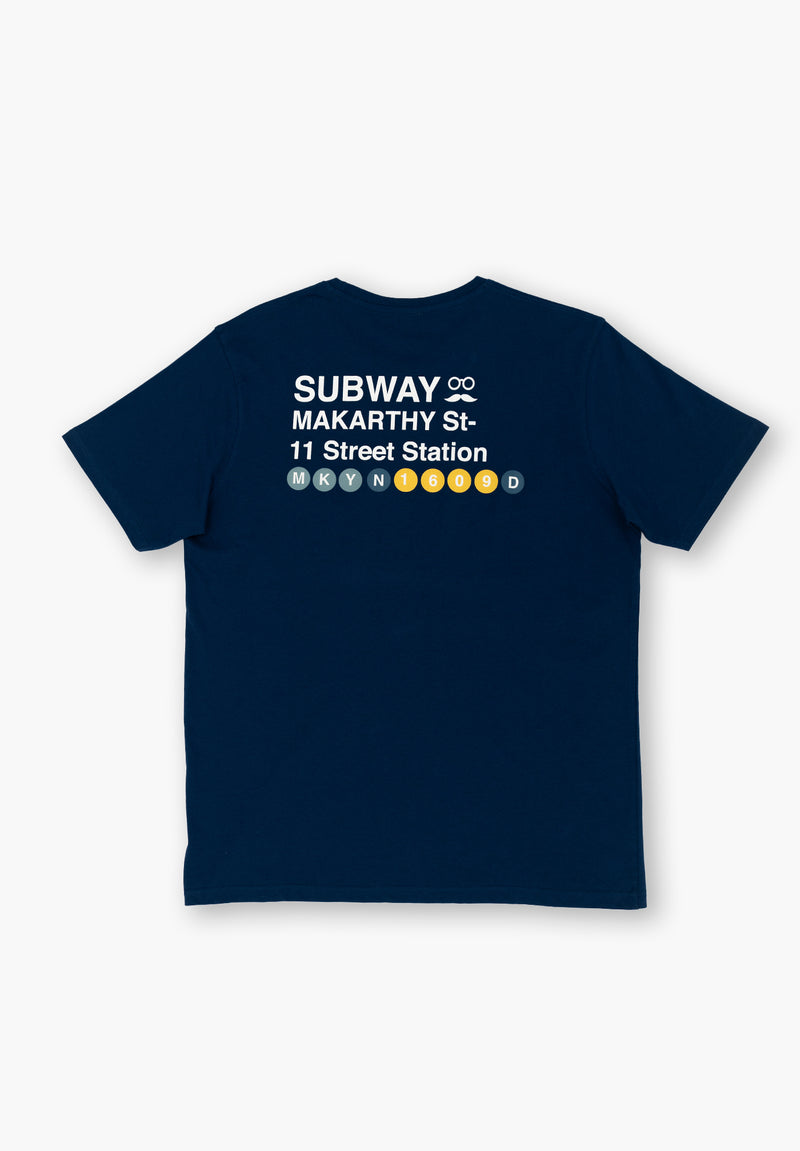 Camiseta Subway Marino