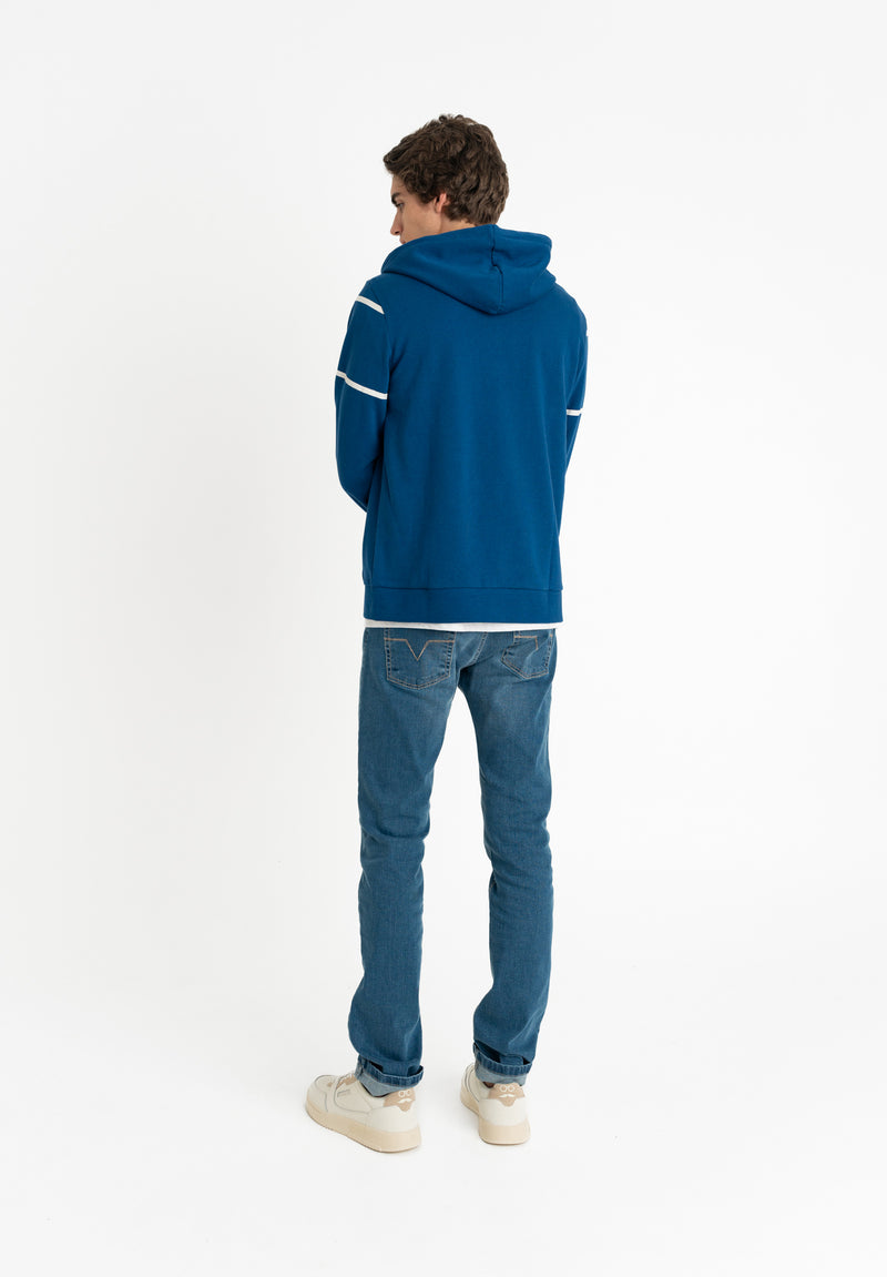 Sudadera Cremallera Marino