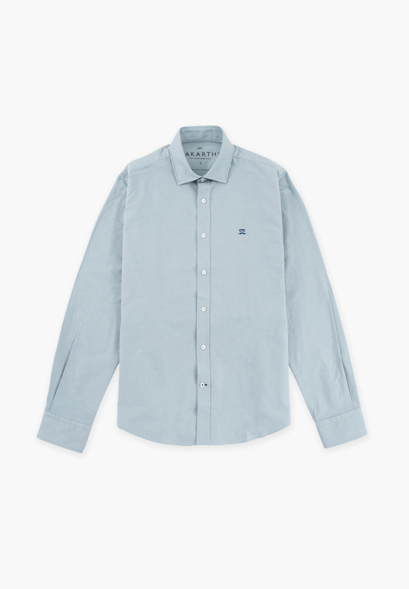 Camisa Oxford Brushed Dark Green