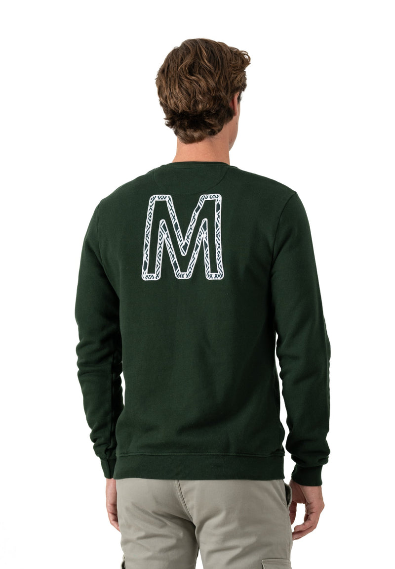 Sudadera M Tejido Dark Green