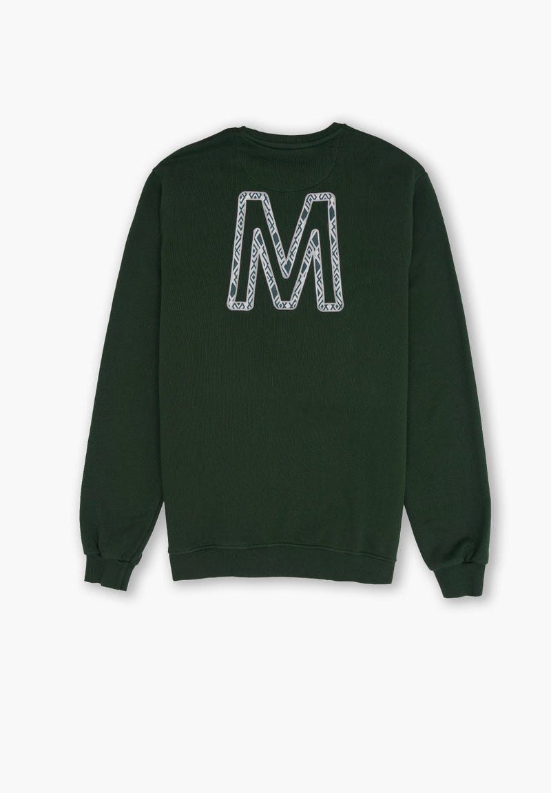 Sudadera M Tejido Dark Green