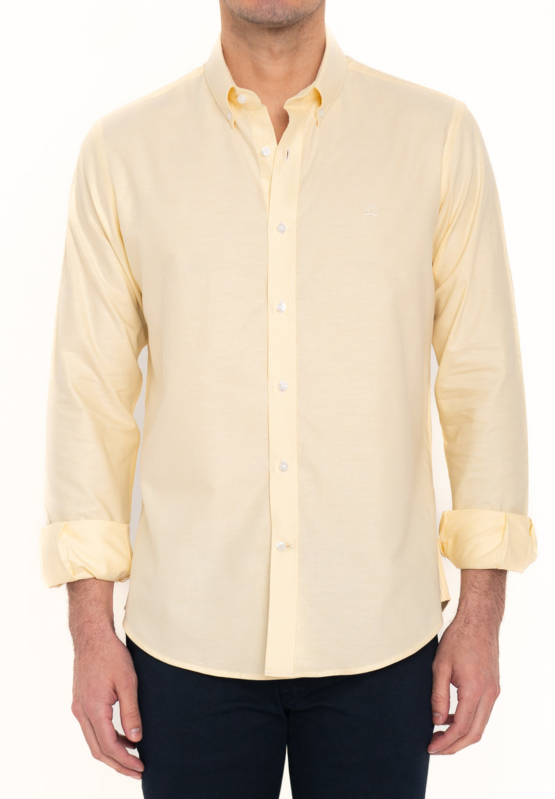 Camisa Oxford Amarillo Soft