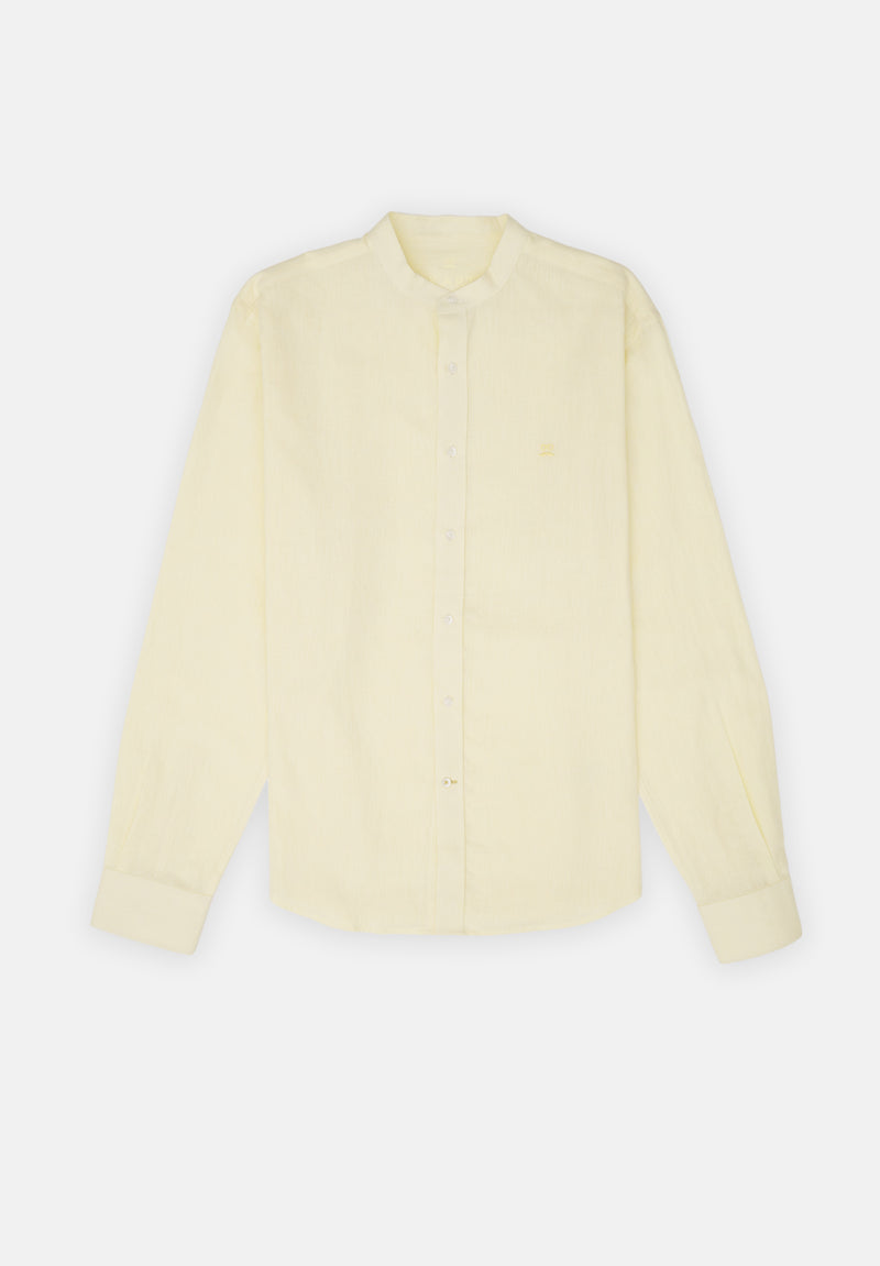 Camisa Lino Sunrise Amarillo Soft