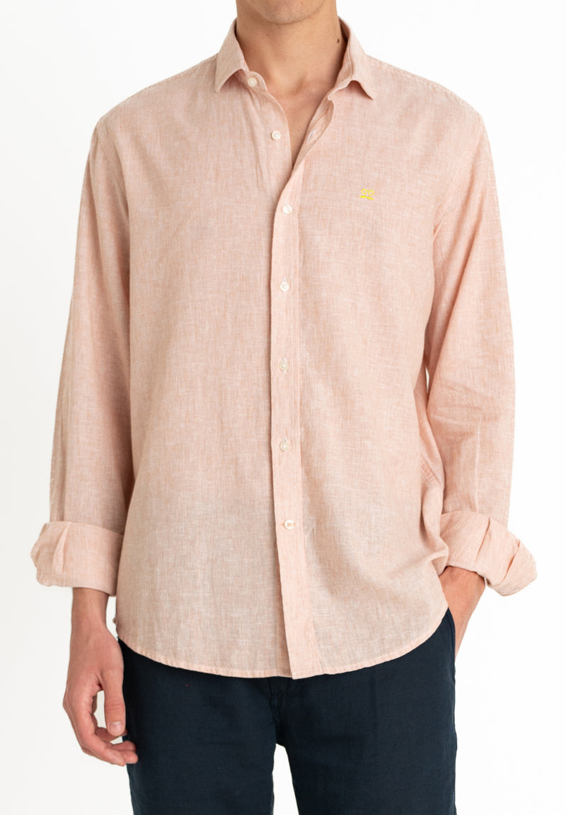 Camisa Multirayas Peach