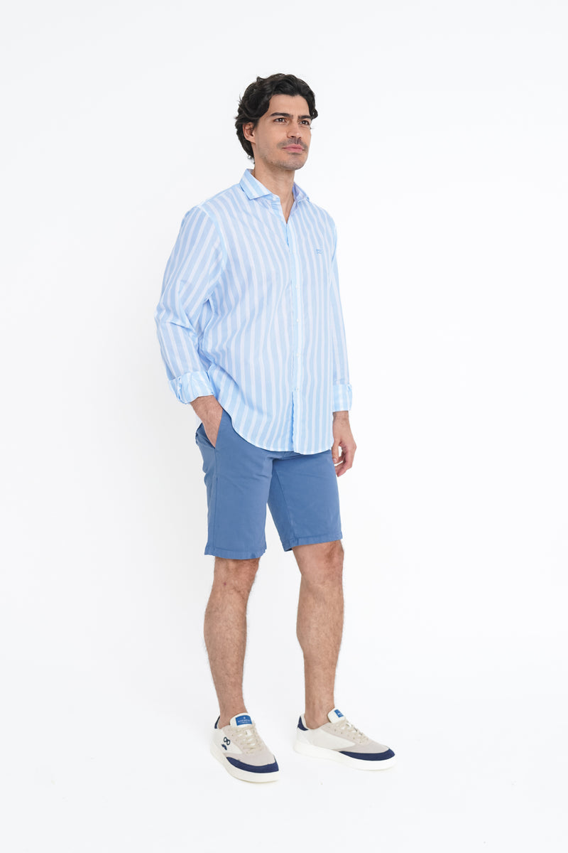 Camisa Surfer Azul Cielo