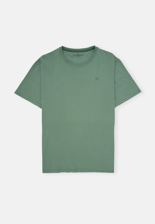 Camiseta Bordado Verde Velvet