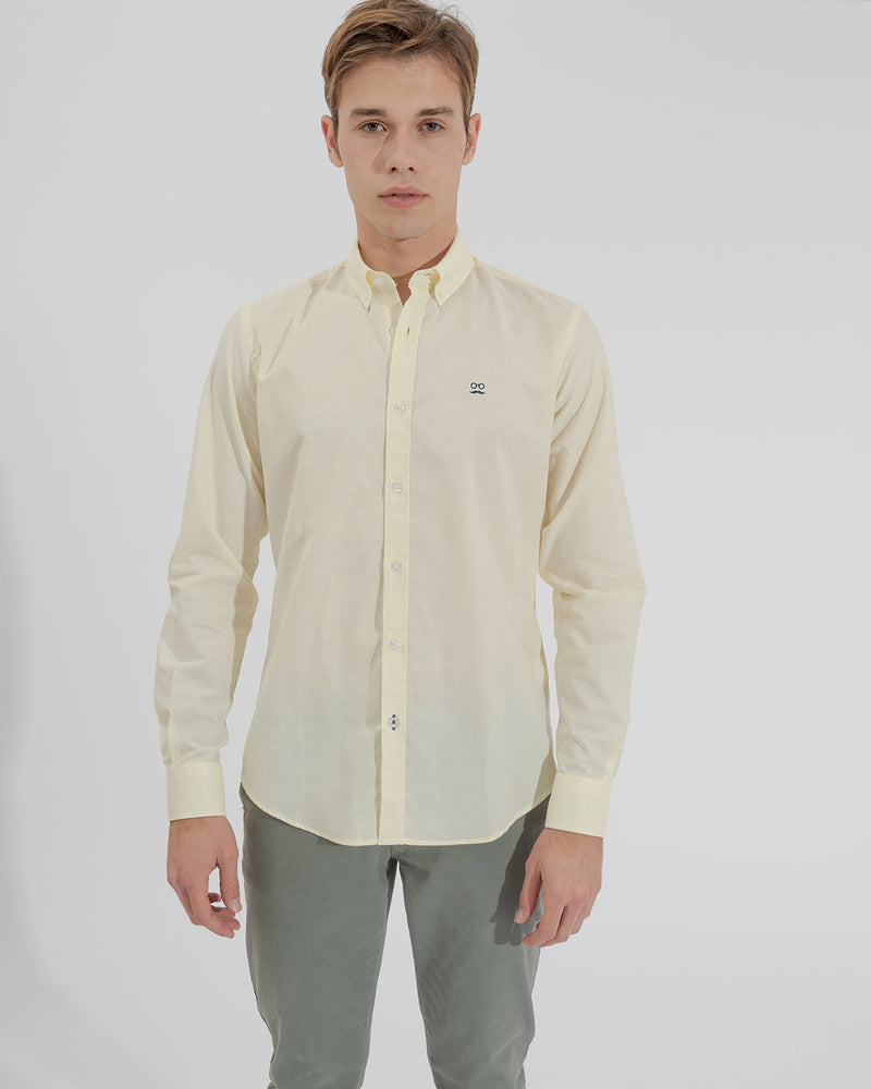 Camisa Pin Point Amarillo