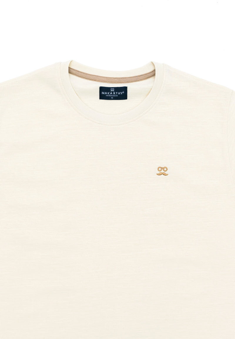 Camiseta Jaspeada Beige