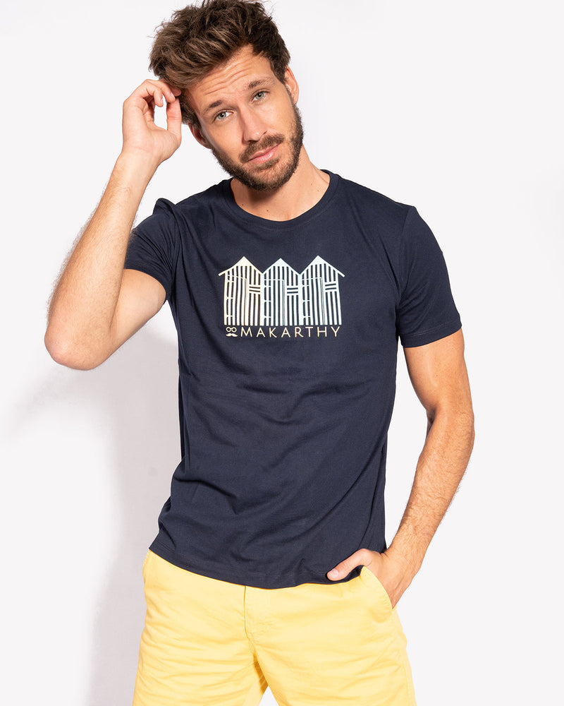 Camiseta Beach House Marino